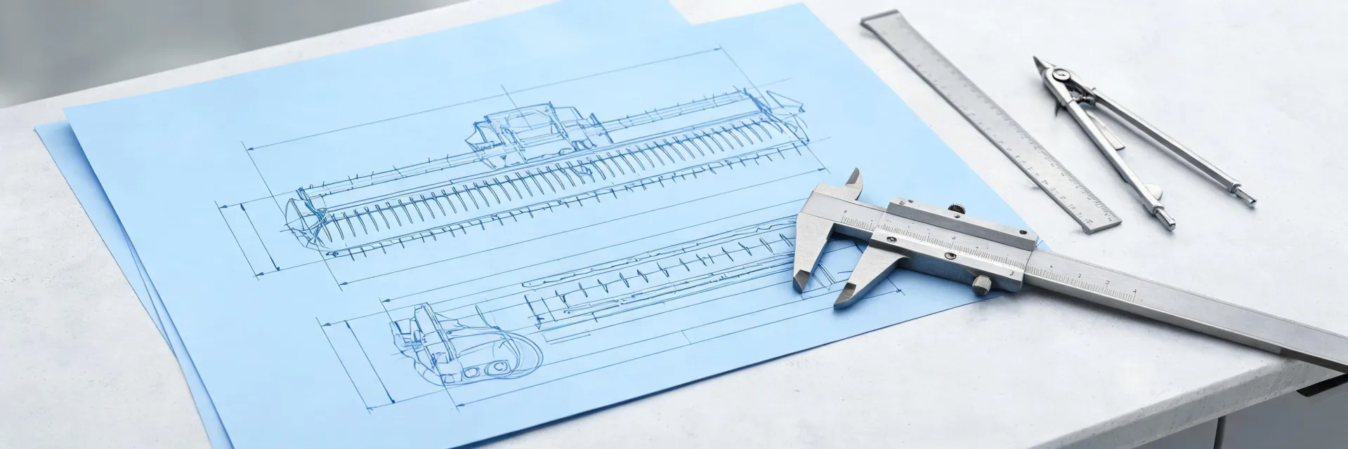 Header reference drawings and inspection tools